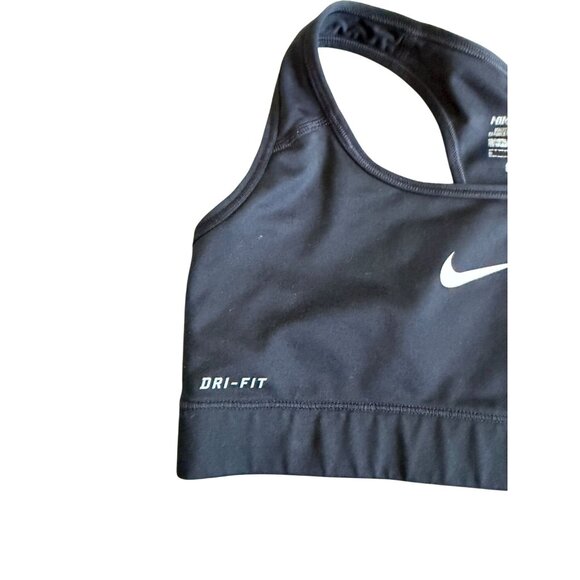 NIKE Women's Black Dri Fit Racerback Bra Size Small - Picture 3 of 4
